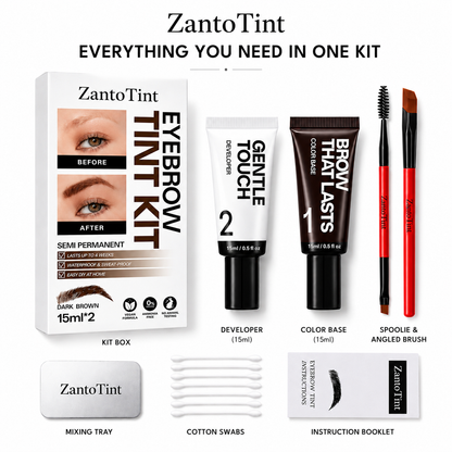 ZantoTint™ Long-Stay Eyebrow Tint Kit