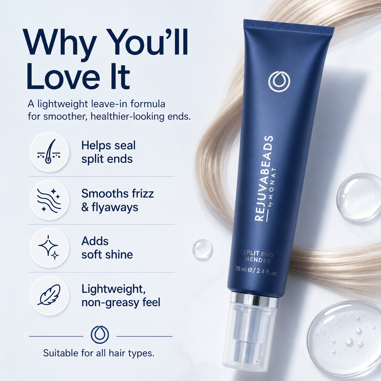 ZantoSilk™ Split End Repair Serum