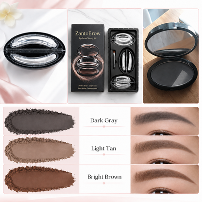ZantoBrow™ Perfect Brow Stamp Kit